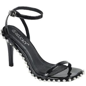 High Heel Dressy Mule Sandals